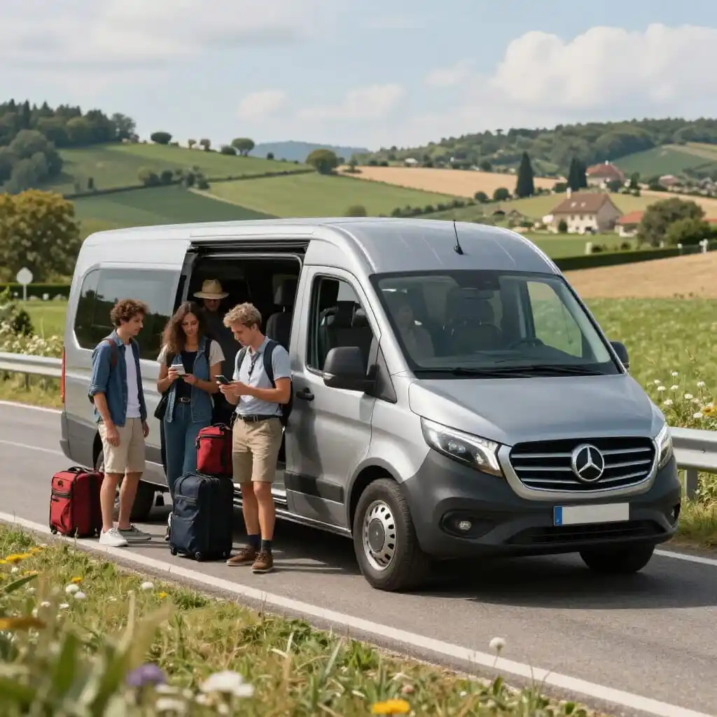 Comparaison des offres et économies sur la location d'un minibus