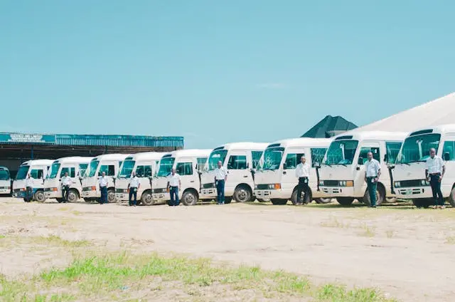 Flotte de minibus