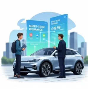 Image de l'article : 🚗 Assurance auto temporaire – Guide complet