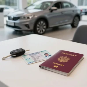 Image de l'article : Documents location voiture : permis, pièce d&rsquo;identité et carte bancair