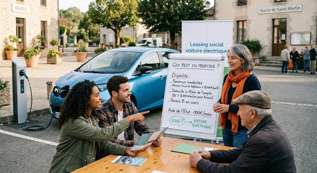 Leasing social voiture électrique conditions : qui peut en profiter ?