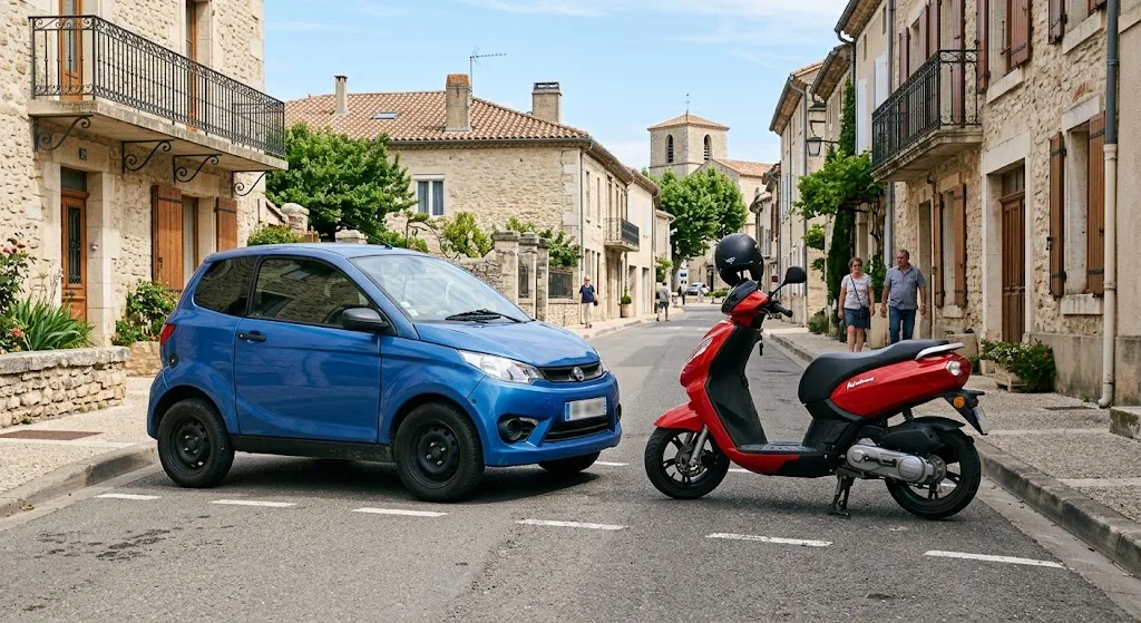 Comparaison visuelle VSP et scooter